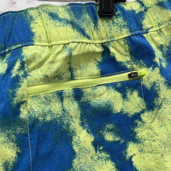 The North Face Shorts Women's Size 2XL Printed Class V Sharp Green Retro Dye New - Picture 7 of 8